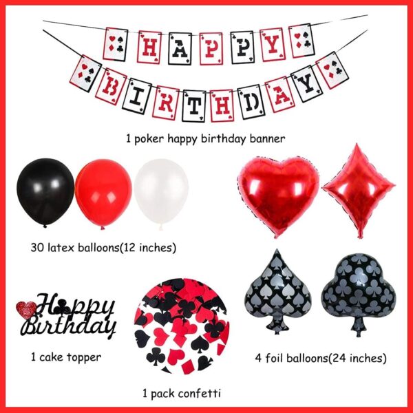 Happy Birthday Casino Decoration