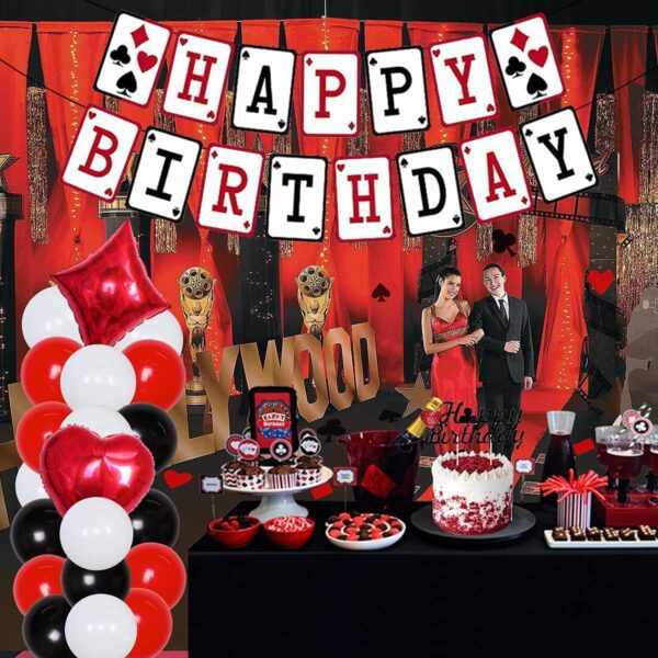 Happy Birthday Casino Decoration