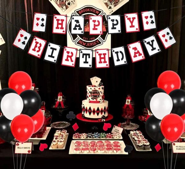 Happy Birthday Casino Decoration