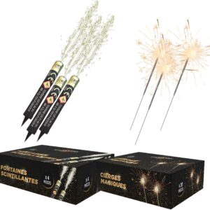 Magic candles and glittering fountains