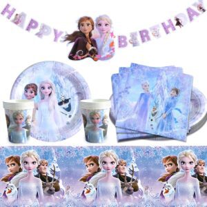 Birthday Frozen crockery