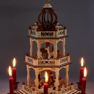 Christmas wooden pyramid