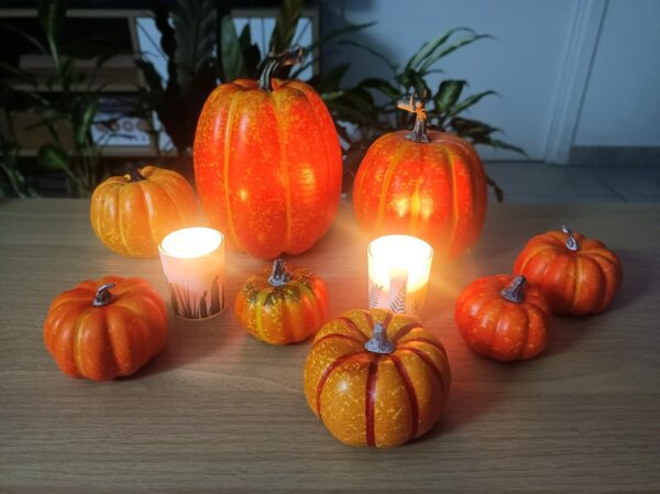 8 citrouilles artificielles décoratives – Image 4