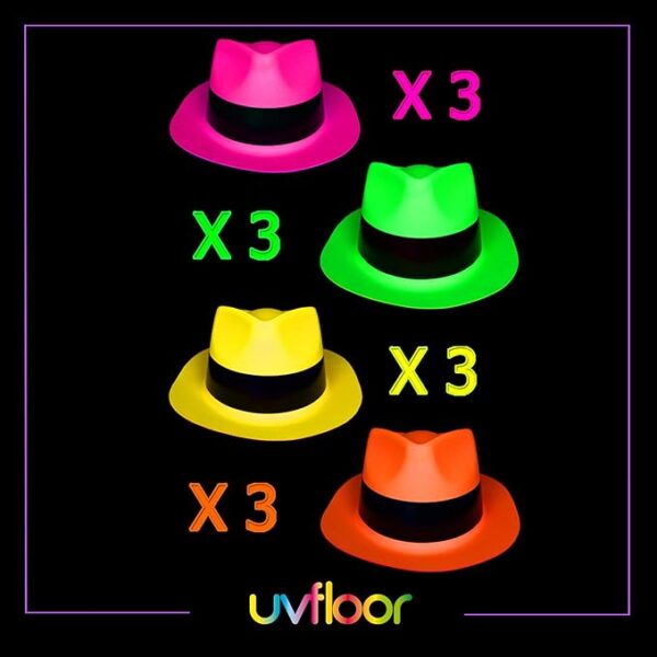Fluorescent hats