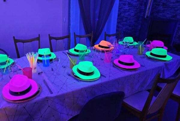 Fluorescent hats