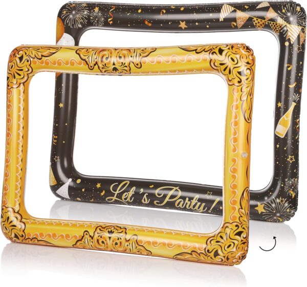Inflatable photo frame