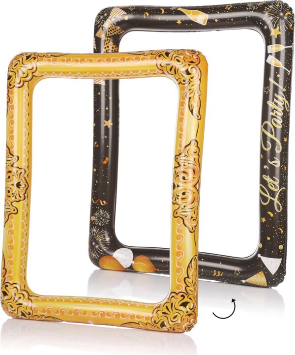 Inflatable photo frame