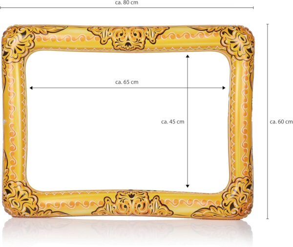 Inflatable photo frame