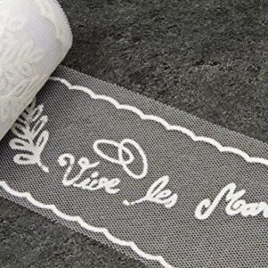 Roll tulle Vive les maries