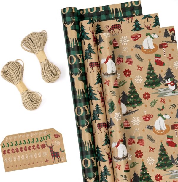 Christmas gift wrapping rolls